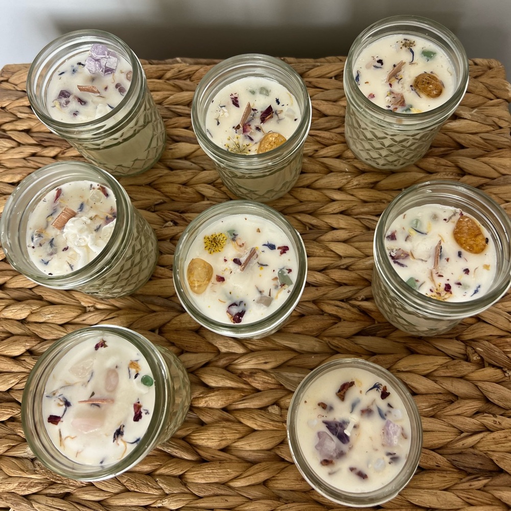 FREE HOMEMADE GLASS CANDLE WITH BUNDLE PURCHASE !!